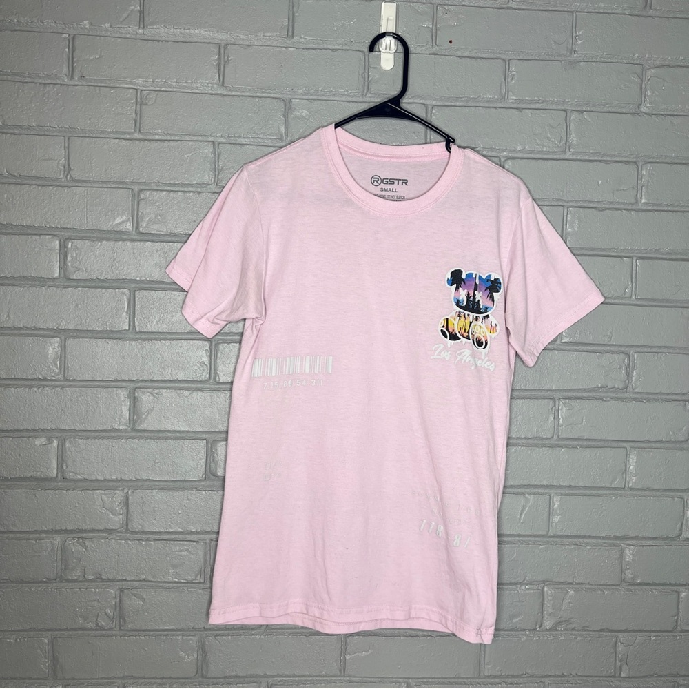 GSTR Light Pink Los Angeles Graphic Tee Size Small